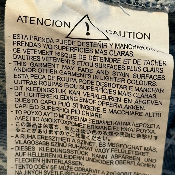 NWT Zara Stripe Denim Crop Jacket - Kids Size 6-7 - Picture 11 of 12